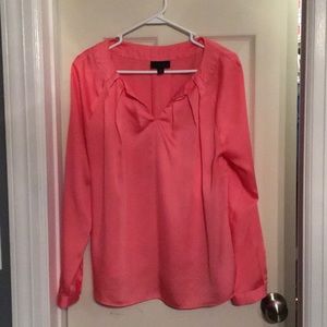 Pink worthington blouse. Large 100% polyester